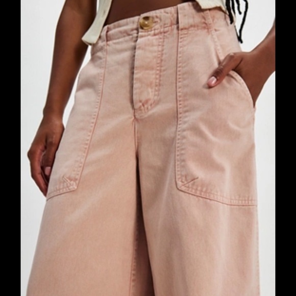 NWT Free People Long Game Chino Pants - Picture 3 of 4